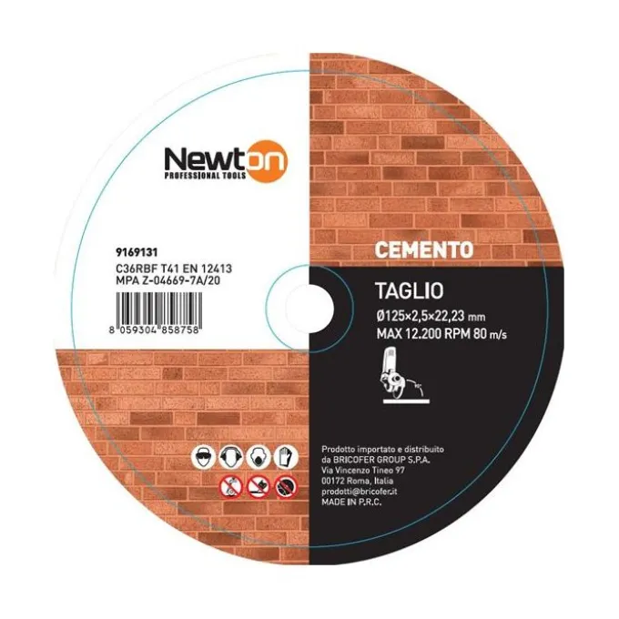 Mayota Disco da taglio 125x2.5x22.23 per cemento t41