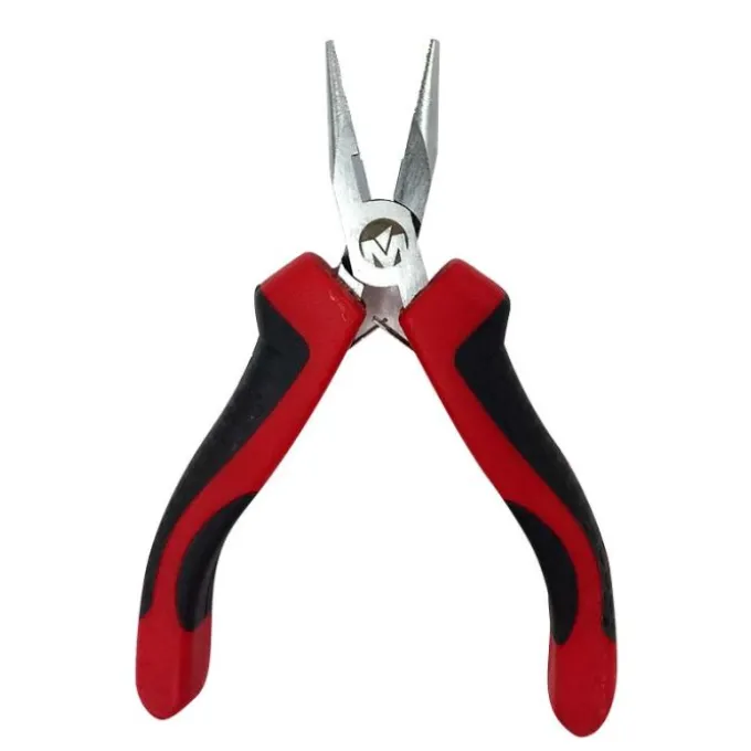 Mayota Pinza mini a becchi 1/2 tondi dritti 130mm cr-v