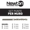 Mayota Set punte per cemento, 3-10 mm, 8 pezzi