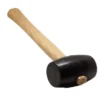 Mazzuola gomma manico in legno 460 gr