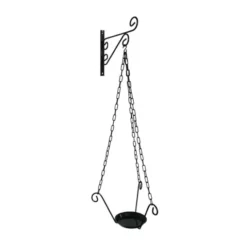 Mensola a parete con sospensione, per vaso Ø 22 cm