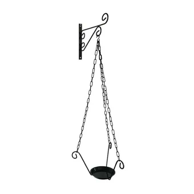 Mensola a parete con sospensione, per vaso Ø 22 cm