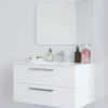 Mobile bagno sospeso cm80 con specchio (no lavello)
