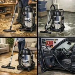 Newton Bidone aspiratore 1400 w, 50 lt, per solidi/liquidi