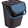Pattumiera impilabile 40 lt, 38x38xh.46 cm, colore blu