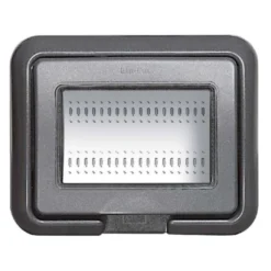 Placca living ip 44 antracite