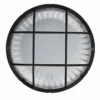 Plafoniera taormina, gabbia removibile, e27 - 1x42w, ip65, Ø 19,1 cm, colore nero