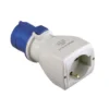 Polypool Ind. adatt 200÷250v s16a 2p+t e p 16a 2p+t
