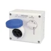 Polypool Ind. presa parete interbl 16a 2p+t 200÷250v imq