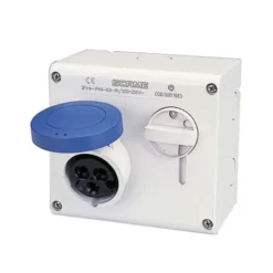 Polypool Ind. presa parete interbl 16a 2p+t 200÷250v imq