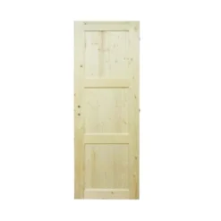 Porta scorrevole in abete grezzo rev.210x70 cm