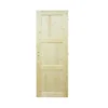 Porta scorrevole in abete grezzo rev.210x80 cm