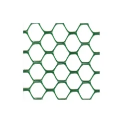 Prafor Rete esagonale, 1x5 mt, maglia 15x15 mm, colore verde