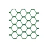 Prafor Rete esagonale, 1x10 mt, maglia 15x15 mm, colore verde
