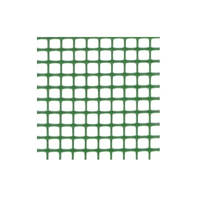 Prafor Rete quadra, 1x5 mt, maglia 10x10 mm, colore verde