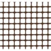 Prafor Rete quadra, 1x5 mt, maglia 10x10 mm, colore marrone