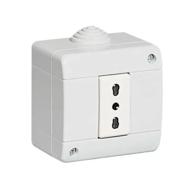 Presa bipasso IP40 1 modulo
