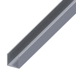 Profilo a u 23.5x1.5 allum nat 1 mt
