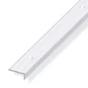 Profilo di chiusura 25x10 alluminio argento 2 m