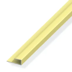 Profilo per bordo 15x9 alluminio ottone 1 metro