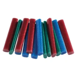 Rapid Colla glitter professionale in stick ovale Ø 9 mm, colori rosso/verde/blu, gr.125