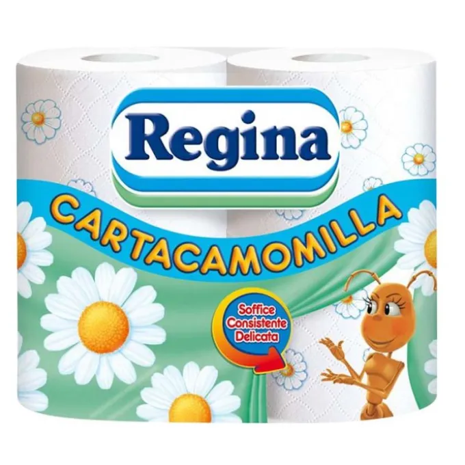 Regina carta igienica camomilla, conf. 4 rotoli