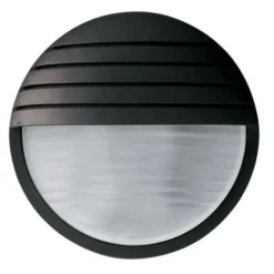 Relco Applique rotonda con palpebra, nera