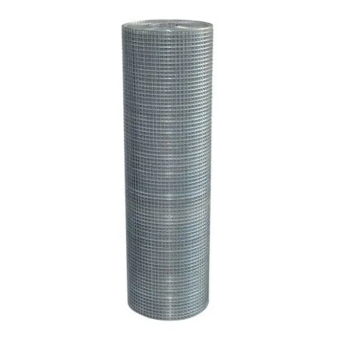 Rete elettrosaldata zincata, 13x13 mm, filo 1,4 mm, h.100 cm, 25 mt