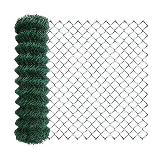 Rete tx maglia sciolta zincata plastificata, 50x50 mm, filo 1,8-2,4 mm, h.200 cm