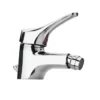 Rubinetto miscelatore monoforo per bidet, linea Alfa, finitura cromo