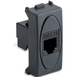 Sac.modo presa rj11 1 plug 6-4 grigio