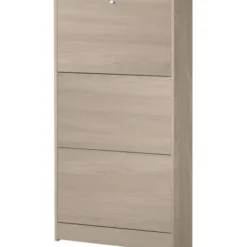 Sarmog Scarpiera olmo 3 ribalte con schienale 114x62x18 cm