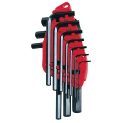 Set 10 chiavi a brucola con supporto in plastica da 1,5 a 10 mm