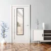 Specchio bea da parete/porta cm 30x120 nero