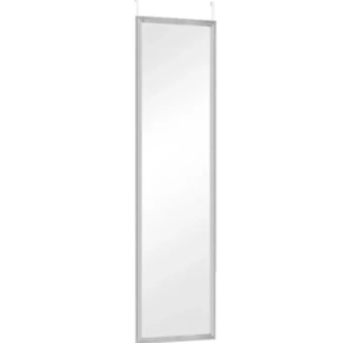 Specchio bea da parete/porta cm 30x120 argento