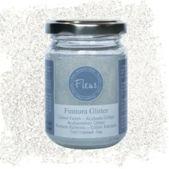Specials 130ml fin.glitter silver fleur