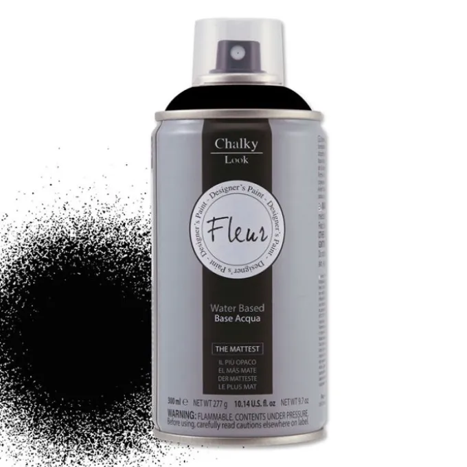 Spray opaco 300ml f77 black fleur