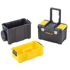 Stanley Carrello portautensili, trolley essential 3 in 1, capacità di carico 20 kg, 47x28xh.62 nero/giallo