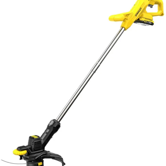 Stanley Tagliabordi 18v, taglio 25 cm, batteria 2ah, asta fissa, impugnatura fissa
