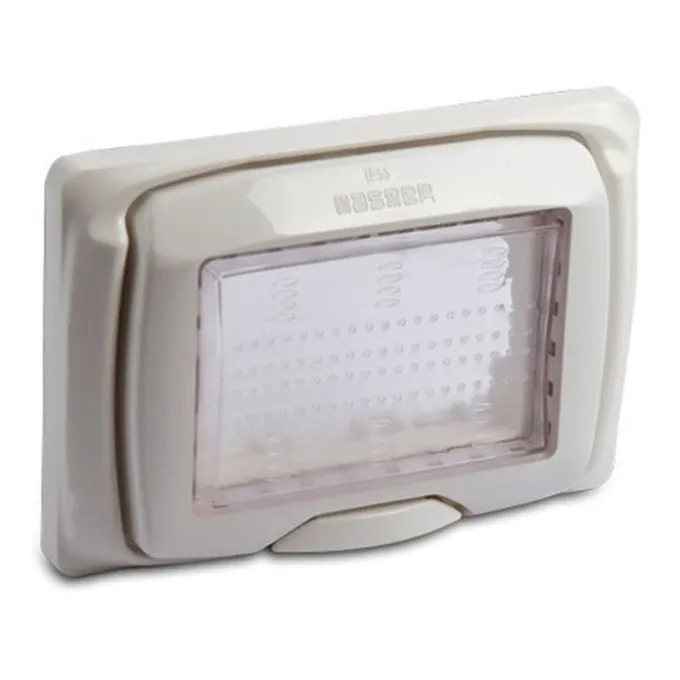 Sub placca protet.ip55 3p.bianca