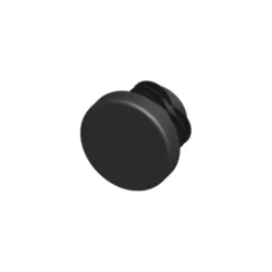 Tappo tondo 11.5 mm pe nero 4pz
