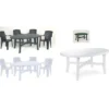 Tavolo danubio ovale in resina, gambe incrociate, cm 165x110xh.72, colore verde