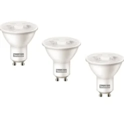 Tecn1co Set 3 faretti led 4,7w 2700k gu10