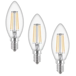 Tecn1co Set 3 lampadine candela wireled 4,3w 2700k e14
