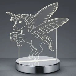 Trio lighting Lampada led da tavolo, luce calda/fredda, h.20 cm, ikaro