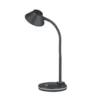 Trio lighting Lampada led da tavolo berry, flessibile, 3,2 w, h.44 cm, colore antracite