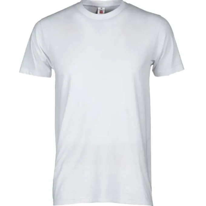T-shirt bianca, taglie assortite