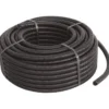 Tubo corrugato in pvc Ø 25 mm x 50 mt, con sonda tiracavi, colore nero