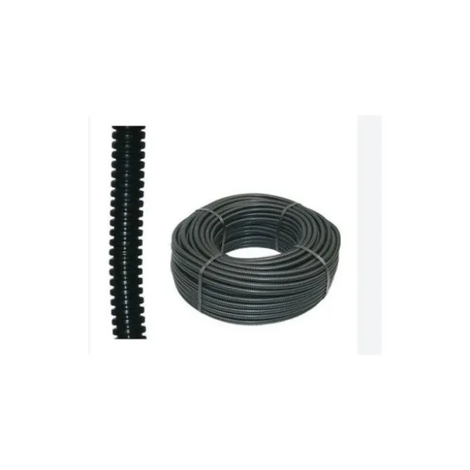 Tubo corrugato nero d.20 - 100 m s/t