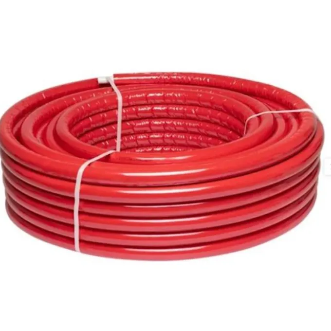 Tubo multistrato pert 16x2 rotolo da 50 mt, rivestimento 6 mm, colore rosso